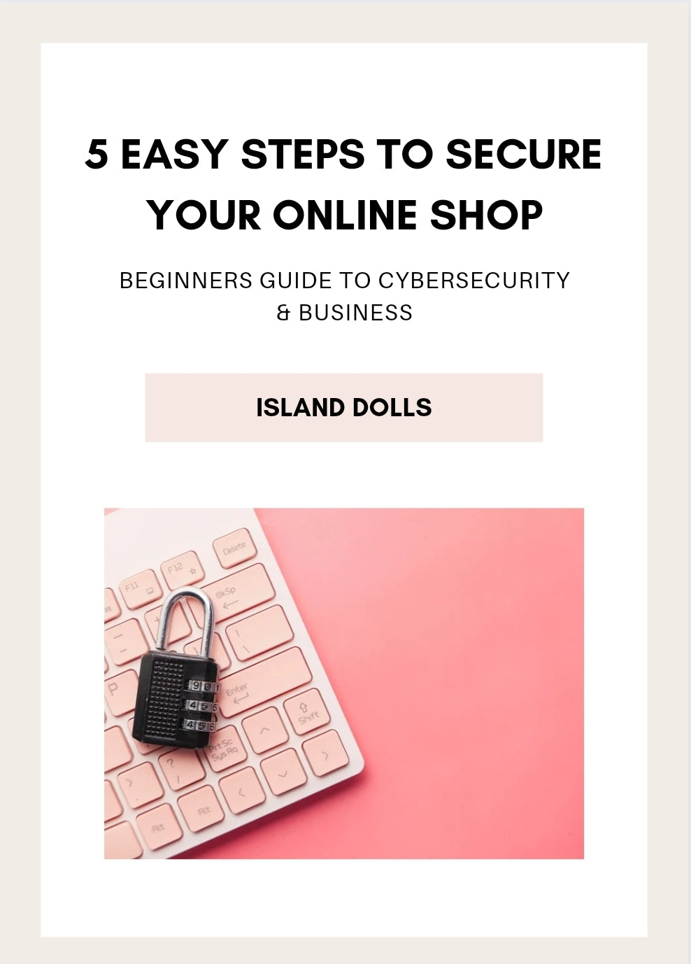 5 Easy Steps to Secure Your Online Shop